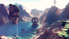 pirates fantasy art landscape ship sailing ship artwork