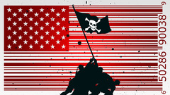 Pirates Flags barcode Iwo