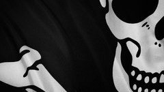 Pirates Jolly Roger skulls Crossbones