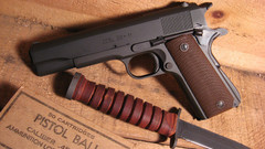 Pistols Guns weapons Knives