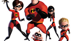 Pixar cartoon incredibles family