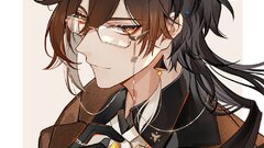 pixiv Anime 2D anime boys Zhongli (Genshin Impact)