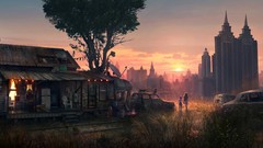 Place home Skyscrapers houses cities abandoned city 