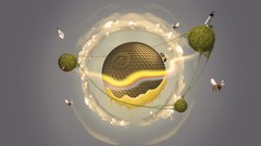 Planets honey lighthouses bees