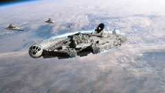 Planets Millennium Falcon Tie