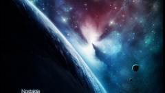 Planets nebulae artwork Space