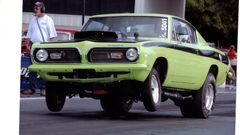 Plymouth barracuda dumping cars