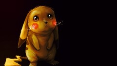 Pokémon Pikachu Simple Background artwork video games Anime