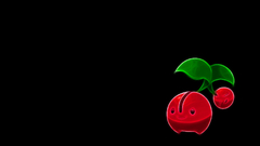 Pokemon black background Cherubi