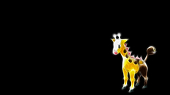 Pokemon black background graffig