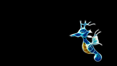 Pokemon black background kingdra