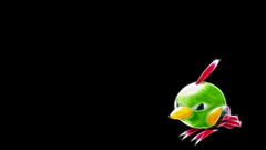 Pokemon black background natu