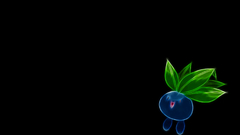Pokemon black background Oddish