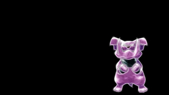 Pokemon black background snubull