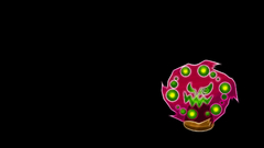 Pokemon black background spiritomb