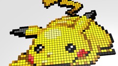 Pokemon blocks pixel art