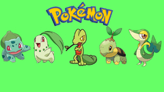 Pokemon bulbasaur Treecko snivy