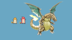 Pokemon Charmeleon charizard charmander