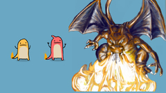 Pokemon Charmeleon charizard charmander