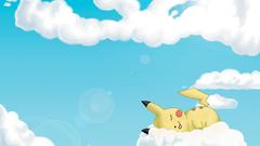Pokemon clouds Pikachu