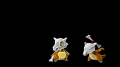 Pokemon cubone Marowak black