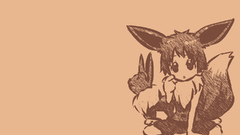 Pokemon eevee Simple Background