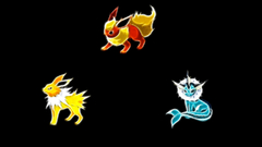 Pokemon flareon vaporeon jolteon