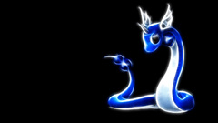 Pokemon Fractalius Dragonair black