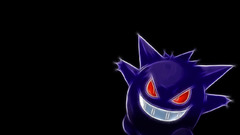 Pokemon Gengar black background