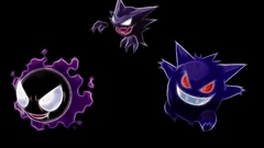Pokemon Gengar haunter gastly