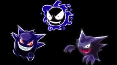 Pokemon Gengar haunter Ghastly