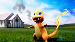 Pokemon grass realistic charmander