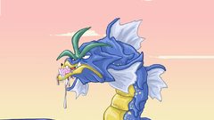 Pokemon Gyarados artwork alternative