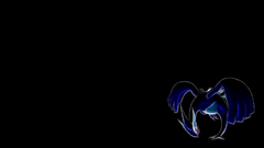 Pokemon lugia black background