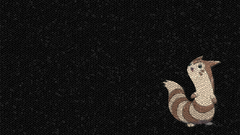 Pokemon mosaic furret