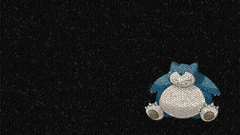 Pokemon mosaic snorlax