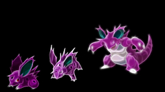 Pokemon Nidoking Nidorino black