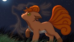 Pokemon night moon Vulpix