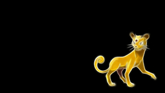 Pokemon Persian black background