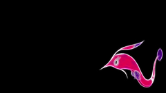 Pokemon pink black background