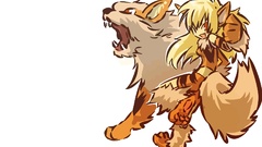 Pokemon Simple Background arcanine