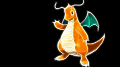 Pokemon Simple Background Dragonite