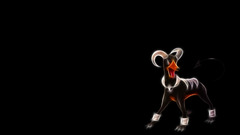 Pokemon Simple Background houndoom