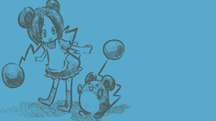 Pokemon Simple Background Marill