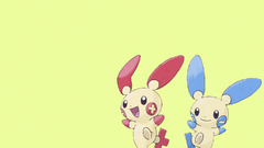 Pokemon Simple Background Plusle