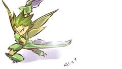 Pokemon Simple Background Scyther