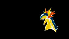 Pokemon Simple Background typhlosion