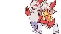 Pokemon Simple Background Zangoose