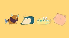 Pokemon snorlax Clefairy Simple