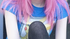 Pokemon stockings pink hair